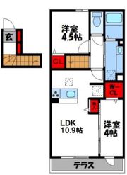 KISHI HEIGHTSの間取り画像