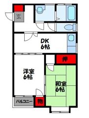 エトワール古賀の間取り画像