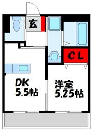 ジュネスコートかなたの間取り画像