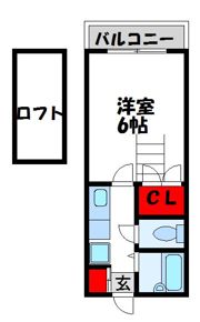ステーションコーポ福間の間取り画像