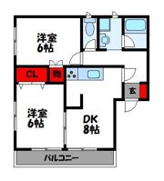 コーポ千田の間取り画像