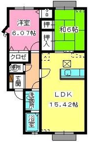 サンヒルズ片江の間取り画像