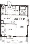 ルピエ西新の間取り画像