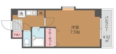 セゾン・ド・ヴィラ平尾の間取り画像