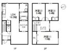 福浜戸建の間取り画像