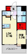 アルティザ博多ミッドシティの間取り画像
