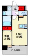 アルティザ博多ミッドシティの間取り画像