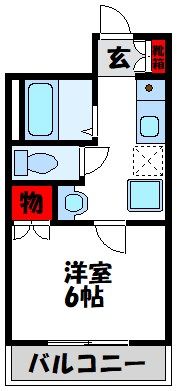 ヴィレッタ赤間駅前の間取り画像