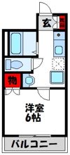 ヴィレッタ赤間駅前の間取り画像