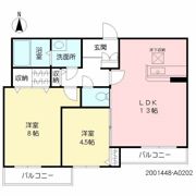 Axis城南の間取り画像