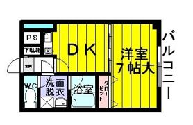 パラージュ西公園の間取り画像