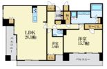 天神プレイス ウエストの間取り画像