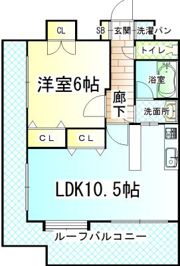 クリエート駅南の間取り画像