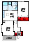 ガイアヒル2000Bの間取り画像