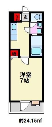 プリエール高宮Iの間取り画像