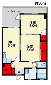 メゾン・ド陶山の間取り画像
