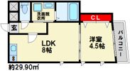 エリーナプラザ六本松の間取り画像