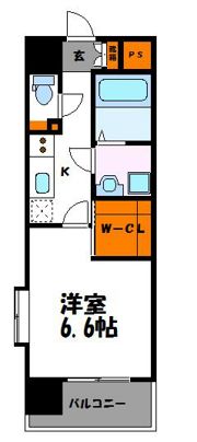 エンクレスト天神MERSIIの間取り画像