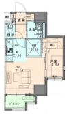 ヴィラージュ高宮の間取り画像