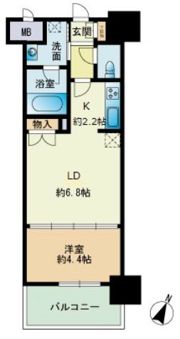 RJRプレシア博多楽水園の間取り画像