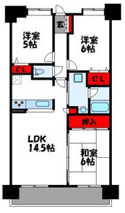 グランドパレス新宮の間取り画像