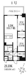 モダンパラッツォけやき通りの間取り画像