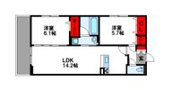D-room原町駅南の間取り画像