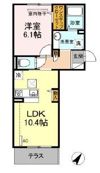 D-room百年橋通りの間取り画像