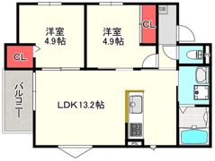 N.Maison七隈の間取り画像