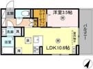 トリシア博多麦野 壱番館の間取り画像