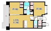 エステムプラザ福岡県庁前ネオシスの間取り画像