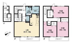 グランシャリオIの間取り画像