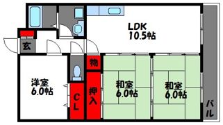 エクセレント塩浜IIの間取り画像