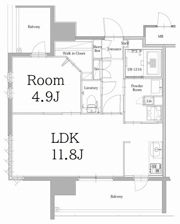 エンクレスト天神LINKの間取り画像