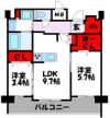 エンクレスト天神LINKの間取り画像