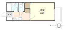 ルミナス茶山の間取り画像
