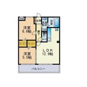 コーティアスIIの間取り画像