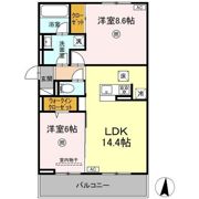 リヴィエール友丘の間取り画像