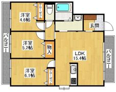 ラーナ竜王の間取り画像