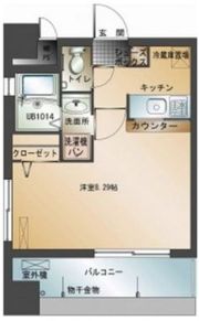 エンクレスト吉塚の間取り画像
