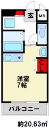 オークピアサンライズの間取り画像