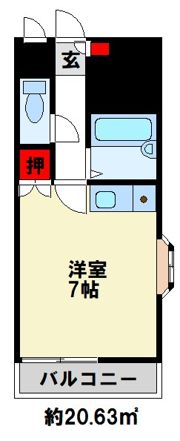 オークピアサンライズの間取り画像
