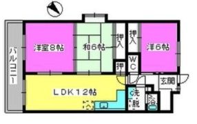 エスポワール空港通りの間取り画像