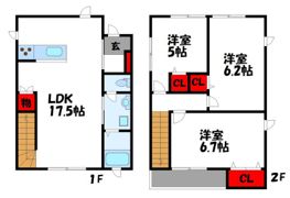 ヴァンヴェール美郷 C棟の間取り画像
