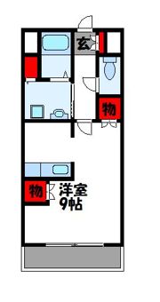 クレール桜の間取り画像