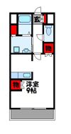 クレール桜の間取り画像