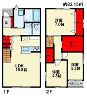 レイア都府楼の間取り画像