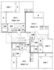 ハレア・リリー二日市の間取り画像