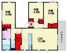 D-room大池通りの間取り画像