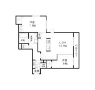 ブライトS6の間取り画像